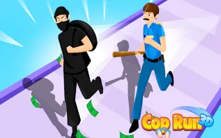 Play Cop Run 3D online - Glouplay