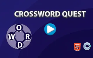 Play Crossword Quest 3D online - Glouplay