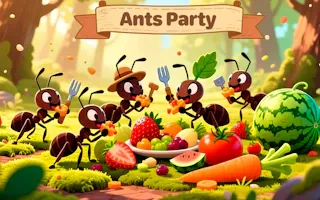 Play Ants Party online - Glouplay
