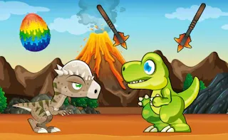 Play Dino Dash online - Glouplay
