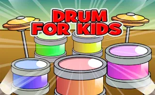 Play Drum for Kids online - Glouplay
