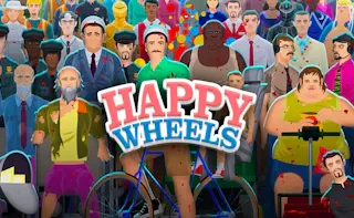 Play Happy Wheels online - Glouplay