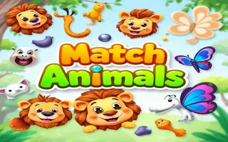 Play Match Animals online - Glouplay