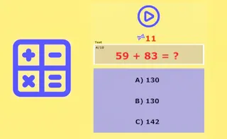 Play MathTest21 online - Glouplay