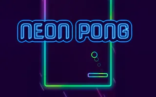 Play Neon Pong online - Glouplay