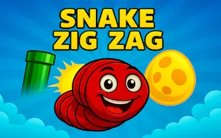 Play Snake Zig Zag online - Glouplay