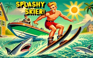 Play Splashy Skier online - Glouplay