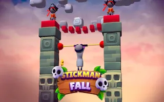 Play Stickman Fall online - Glouplay
