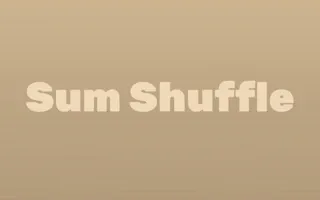 Play Sum Shuffle online - Glouplay