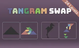 Play Tangram Swap online - Glouplay