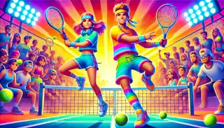 Play Tennis Clash online - Glouplay