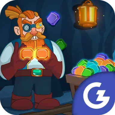 Play Merge The Gems online - Glouplay